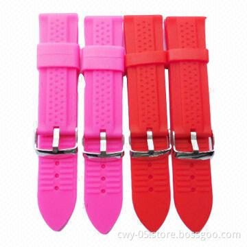 Silicone watch band, various sizes and colors are available